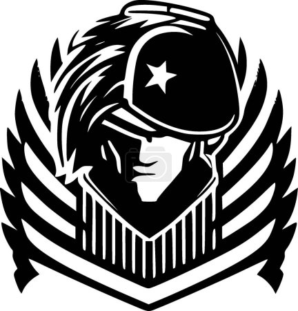 Militär - hochwertiges Vektor-Logo - Vektor-Illustration ideal für T-Shirt-Grafik