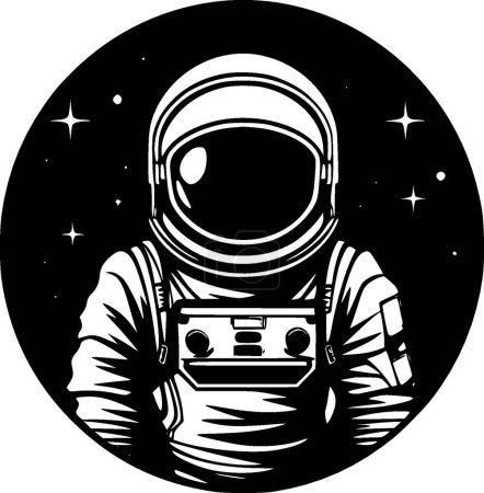 Téléchargez les illustrations : Astronaute - logo vectoriel de haute qualité - illustration vectorielle idéale pour le t-shirt graphique - en licence libre de droit