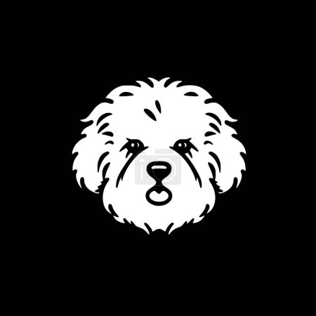 Bichon frise - high quality vector logo - vector illustration ideal for t-shirt graphic