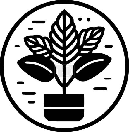 Plantes - logo vectoriel de haute qualité - illustration vectorielle idéale pour t-shirt graphique