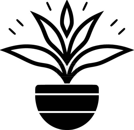 Plantes - logo vectoriel de haute qualité - illustration vectorielle idéale pour t-shirt graphique