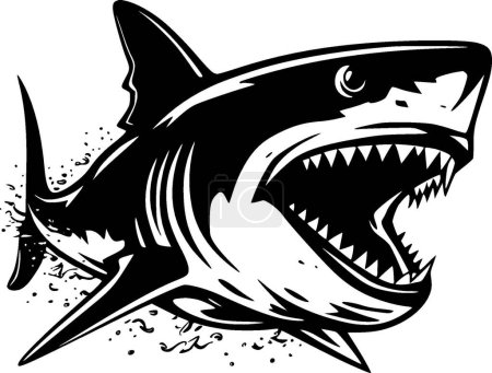 Shark - logo vectoriel de haute qualité - illustration vectorielle idéale pour t-shirt graphique