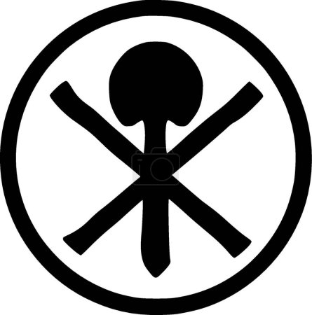 Tod - hochwertiges Vektor-Logo - Vektor-Illustration ideal für T-Shirt-Grafik