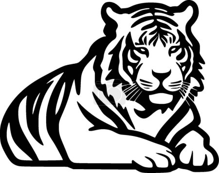 Illustration for Tiger - high quality vector logo - vector illustration ideal for t-shirt graphic - Royalty Free Image