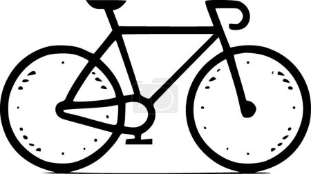 Bicicleta - logotipo vectorial de alta calidad - ilustración vectorial ideal para el gráfico camiseta