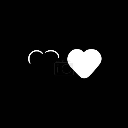 Candy Hearts - hochwertiges Vektor-Logo - Vektor-Illustration ideal für T-Shirt-Grafik