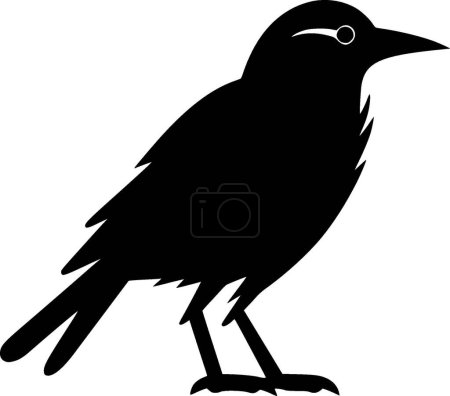 Crow - high quality vector logo - vector illustration ideal for t-shirt graphic