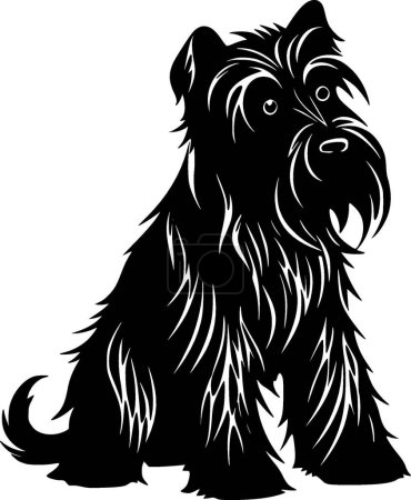 Scottish terrier - logo vectoriel de haute qualité - illustration vectorielle idéale pour t-shirt graphique