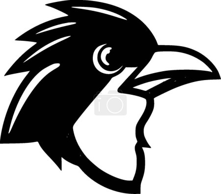 Papagei - hochwertiges Vektor-Logo - Vektor-Illustration ideal für T-Shirt-Grafik