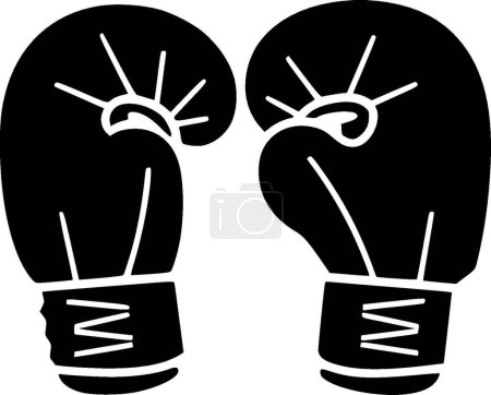 Ilustración de Guantes de boxeo - logotipo vectorial de alta calidad - ilustración vectorial ideal para gráficos de camisetas - Imagen libre de derechos