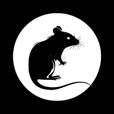 Rata - logotipo vectorial de alta calidad - ilustración vectorial ideal para el gráfico de camisetas