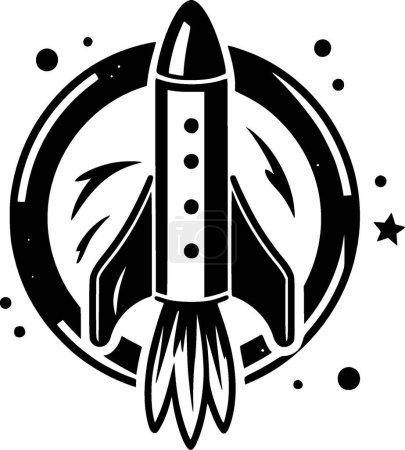 Rakete - hochwertiges Vektor-Logo - Vektor-Illustration ideal für T-Shirt-Grafik