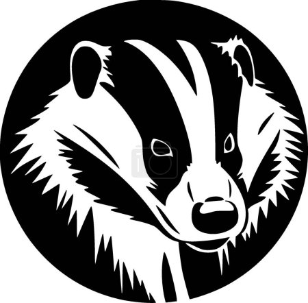Badger - high quality vector logo - vector illustration ideal for t-shirt graphic
