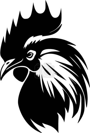 Coq - logo vectoriel de haute qualité - illustration vectorielle idéale pour t-shirt graphique