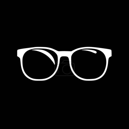 Sunglasses - minimalist and simple silhouette - vector illustration