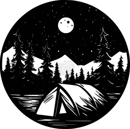 Camping - high quality vector logo - vector illustration ideal for t-shirt graphic