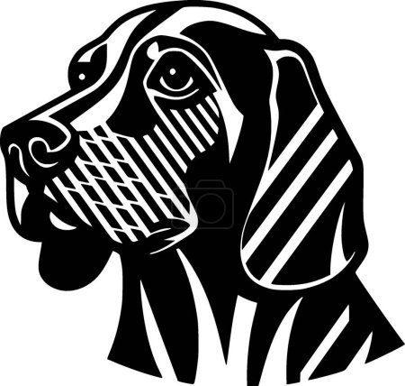 Hund - hochwertiges Vektor-Logo - Vektor-Illustration ideal für T-Shirt-Grafik