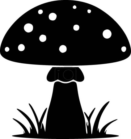 Mushroom - high quality vector logo - vector illustration ideal for t-shirt graphic