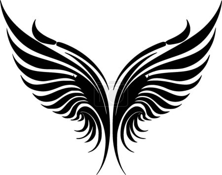 Angel wings - high quality vector logo - vector illustration ideal for t-shirt graphic