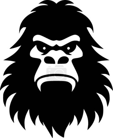 Bigfoot - hochwertiges Vektor-Logo - Vektor-Illustration ideal für T-Shirt-Grafik