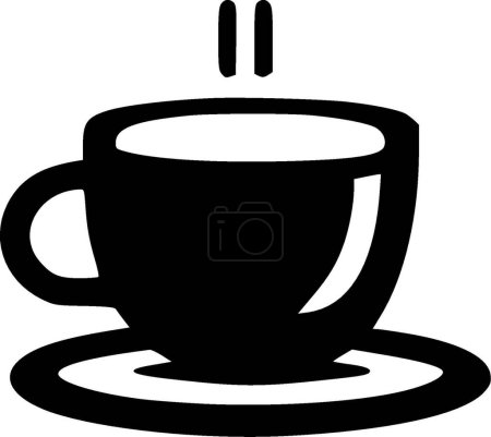 Ilustración de Café - logotipo vectorial de alta calidad - ilustración vectorial ideal para el gráfico de la camiseta - Imagen libre de derechos
