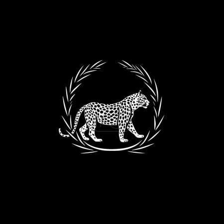 Leopard - hochwertiges Vektor-Logo - Vektor-Illustration ideal für T-Shirt-Grafik