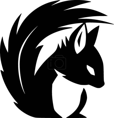 Illustration for Skunk - high quality vector logo - vector illustration ideal for t-shirt graphic - Royalty Free Image