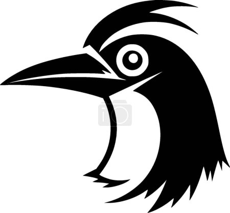 Aves - logo minimalista y plano - ilustración vectorial