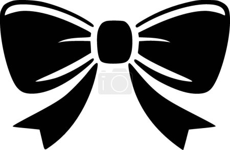 Bow - minimalist and flat logo - vector illustration