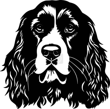 Cocker spaniel - logotipo vectorial de alta calidad - ilustración vectorial ideal para el gráfico de camisetas