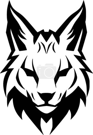 Téléchargez les illustrations : Lynx - logo vectoriel de haute qualité - illustration vectorielle idéale pour t-shirt graphique - en licence libre de droit
