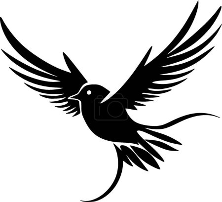 Bird - logotipo vectorial de alta calidad - ilustración vectorial ideal para el gráfico de camisetas