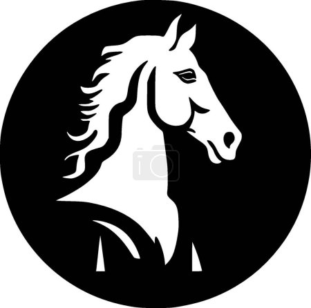 Ajedrez - icono aislado en blanco y negro - ilustración vectorial