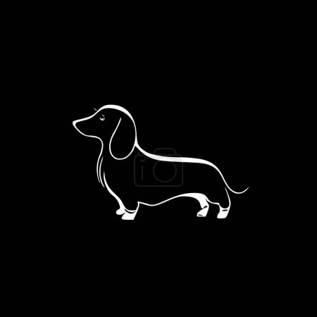 Dachshund - high quality vector logo - vector illustration ideal for t-shirt graphic