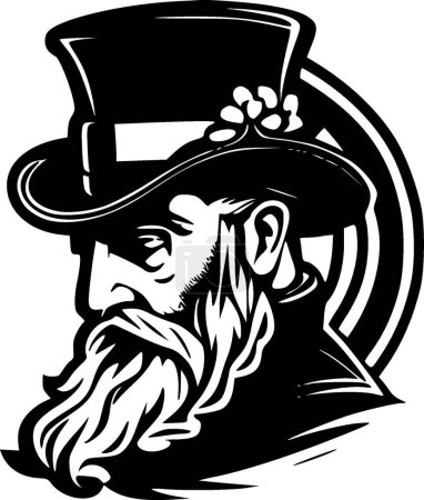 Irisch - hochwertiges Vektor-Logo - Vektor-Illustration ideal für T-Shirt-Grafik