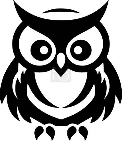 Owl baby - high quality vector logo - vector illustration ideal for t-shirt graphic
