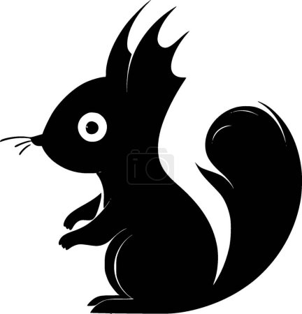Eichhörnchen - hochwertiges Vektor-Logo - Vektor-Illustration ideal für T-Shirt-Grafik