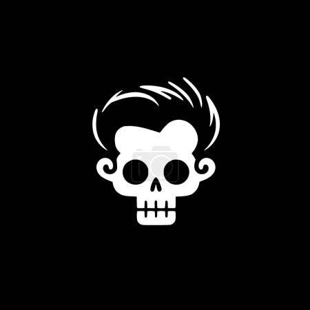 Skull - high quality vector logo - vector illustration ideal for t-shirt graphic