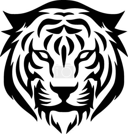 Tiger - hochwertiges Vektor-Logo - Vektor-Illustration ideal für T-Shirt-Grafik