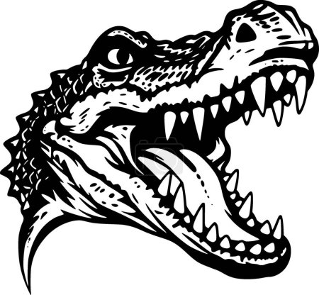 Alligator - high quality vector logo - vector illustration ideal for t-shirt graphic