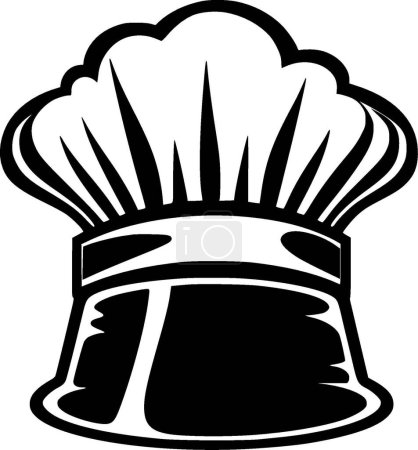 Chapeau de chef - logo vectoriel de haute qualité - illustration vectorielle idéale pour t-shirt graphique
