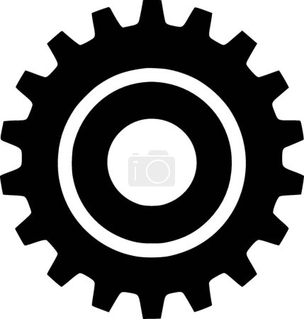 Gear - high quality vector logo - vector illustration ideal for t-shirt graphic