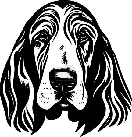 Illustration for Basset hound - high quality vector logo - vector illustration ideal for t-shirt graphic - Royalty Free Image