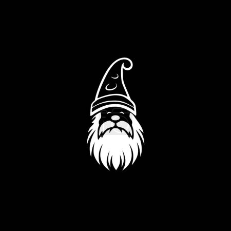 Gnome - minimalistische und einfache Silhouette - Vektorillustration