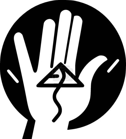 Zeichensprache - hochwertiges Vektor-Logo - Vektor-Illustration ideal für T-Shirt-Grafik