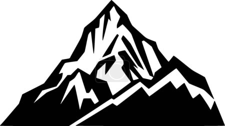 Montañas - logotipo vectorial de alta calidad - ilustración vectorial ideal para el gráfico camiseta