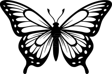 Téléchargez les illustrations : Papillon - logo vectoriel de haute qualité - illustration vectorielle idéale pour t-shirt graphique - en licence libre de droit
