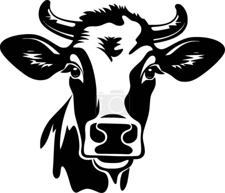 Illustration for Cow - high quality vector logo - vector illustration ideal for t-shirt graphic - Royalty Free Image