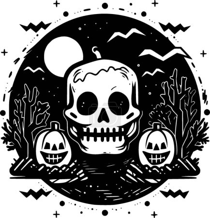 Halloween - high quality vector logo - vector illustration ideal for t-shirt graphic