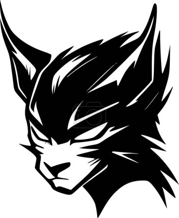 Téléchargez les illustrations : Wildcat - logo vectoriel de haute qualité - illustration vectorielle idéale pour le graphique de t-shirt - en licence libre de droit
